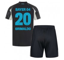 Bayer Leverkusen Alejandro Grimaldo #20 Koszulka Trzecia dzieci 2024-25 Krótki Rękaw (+ krótkie spodenki)